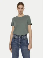 Koszulki i topy damskie - Vero Moda T-Shirt Paula 10243889 Zielony Regular Fit - miniaturka - grafika 1