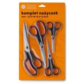 Noże kuchenne - Komplet nożyczek 4 sztuki czarny - miniaturka - grafika 1