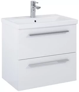 Elita 166712 SZAFKA KWADRO PLUS 60 2S WHITE HG PDW - Szafki łazienkowe - miniaturka - grafika 1