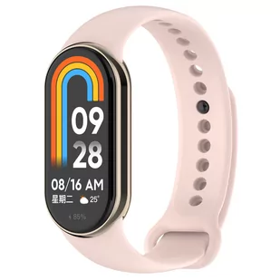 Pasek silikonowy Vanfone do Xiaomi Mi Band 8, pudrowy róż - Akcesoria do smartwatchy - miniaturka - grafika 1
