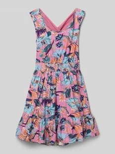 Sukienka z elastyczną tasiemką w talii - Sukienki - miniaturka - grafika 1