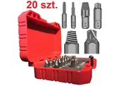 Zestawy narzędziowe - Wykrętaki do zerwanych urwanych śrub zestaw 20 szt - miniaturka - grafika 1