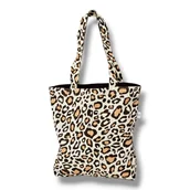 Torby i wózki na zakupy - Torba shopperka torba shopper na zakupy panterka - miniaturka - grafika 1