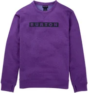 Bluzy męskie - bluza męska BURTON OAK CREW Imperial Purple Heather - miniaturka - grafika 1