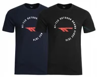 Koszulki męskie - 2x HI-TEC OLEN MĘSKA KOSZULKA BAWEŁNIANA T-SHIRT ZESTAW R. M - miniaturka - grafika 1