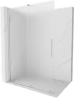 Ścianki i drzwi prysznicowe - Mexen Velar ścianka prysznicowa rozsuwana Walk-in 150 x 200 cm, szron 8 mm, nikiel szczotkowany - 871-150-000-33-97 - miniaturka - grafika 1