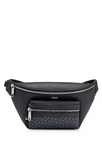 BOSS Męska torba Zair_M_Bumbag, czarna, Ones, czarny, Ones - Torby męskie - miniaturka - grafika 1