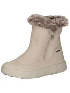 Kozaki damskie - Caprice Damskie ciepłe buty 9-26402-43, modne kozaki, beżowe nappa, 37 EU szerokie, beżowy Nappa, 37 EU Weit - miniaturka - grafika 1