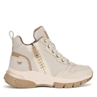 Botki damskie - Botki Mustang 1481-501 Biały - miniaturka - grafika 1