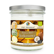 Słodkie kremy i masła - Pięć przemian Pasta kokosowa BIO - Pięć przemian - 250g 06115 - miniaturka - grafika 1