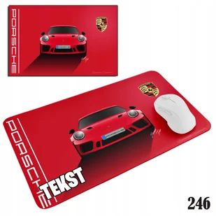 PODKŁADKA POD MYSZKĘ MYSZ WZORY DO WYBORU - PORSCHE SUPER AUTA 29x36cm - Podkładki pod mysz - miniaturka - grafika 1