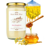 Miód - MIÓD RZEPAKOWY DELIKATNY Z PASIEKI SŁODKA KRAINA ŚWIEŻY NATURALNY 1kg - miniaturka - grafika 1