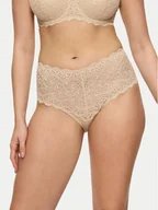 Majtki damskie - Triumph Figi klasyczne z wysokim stanem Amourette 10210675 Beżowy - miniaturka - grafika 1