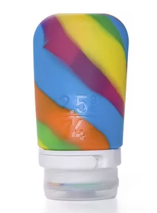 Podróżna silikonowa butelka na płyny Humangear GoToob+ M - rainbow - Butelki dla niemowląt - miniaturka - grafika 1
