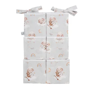 Organizer na łóżeczko z kieszeniami Owieczki - Organizery na łóżeczko Organizer na łóżeczko z kieszeniami Owieczki - Organizery na łóżeczko - miniaturka - grafika 1