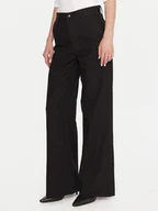 Spodnie damskie - Calvin Klein Jeansy LV047D770G Czarny Wide Leg - miniaturka - grafika 1