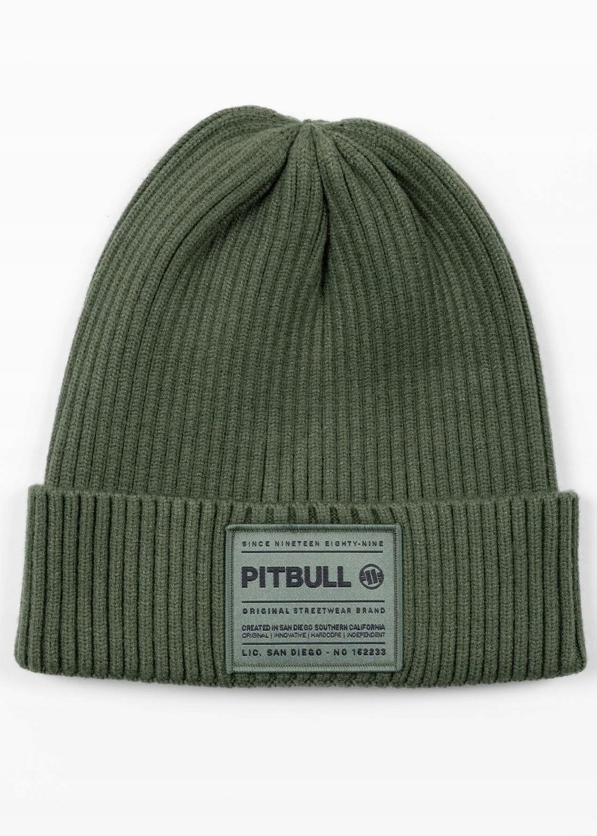 PITBULL CZAPKA ZIMOWA PITBULL DOCK ZIELONA UNIWERSALNA