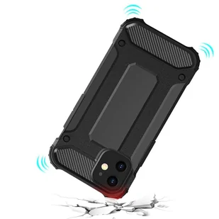 Hybrid Armor pancerne hybrydowe etui pokrowiec iPhone 12 Pro Max czarny - Etui i futerały do telefonów - miniaturka - grafika 7