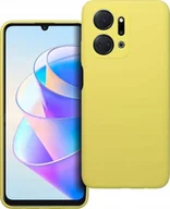 Etui i futerały do telefonów - OEM Futerał SILICONE 2mm do HONOR X7A żółty - miniaturka - grafika 1