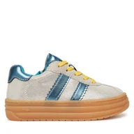 Buty dla dziewczynek - Sneakersy Primigi 7926055 S Srebrny - miniaturka - grafika 1
