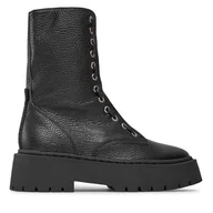 Botki damskie - Trapery Steve Madden Odilia Bootie SM11002631 SM11002631-017 Czarny - miniaturka - grafika 1