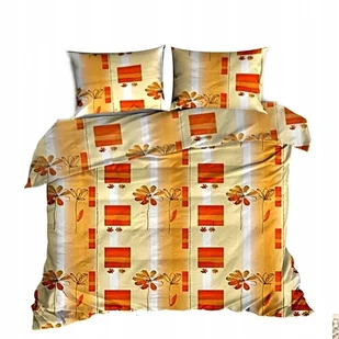 pościel z bawełny płaskiej 200x220 + 2 poszewki B 139 beżowa kostka - Pościel pościel z bawełny płaskiej 200x220 + 2 poszewki B 139 beżowa kostka - Pościel - miniaturka - grafika 1