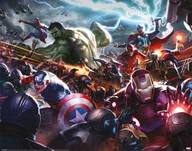 Plakaty - Marvel Future Fight Heroes - plakat - miniaturka - grafika 1