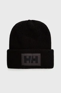 Helly Hansen Czapka kolor czarny z grubej dzianiny - Czapki damskie - miniaturka - grafika 1