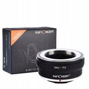 Akcesoria fotograficzne - Fuji Kf Adapter K&amp;f Fuji Fx X X-mount Na M42 Kf06.058 SB6334 - miniaturka - grafika 1