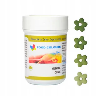 Foodcolours BARWNIK SPOŻYWCZY W ŻELU 35g OLIWKOWY 55 - Dodatki do ciast w płynie, aromaty - miniaturka - grafika 1