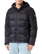 Kurtki męskie - Champion Legacy Outdoor-Colorblock Hooded Kurtka Mężczyźni, Nero, L - miniaturka - grafika 1