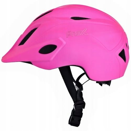 Prox Flash Led in-mould różowy otwarty kask rowerowy dziecięcy M 52-56cm
