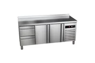 Stoły gastronomiczne - Stół chłodniczy z szufladami 1792x700x850mm ASBER GREEN LINE GTP-7-180-22 D - miniaturka - grafika 1