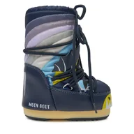 Buty dla dziewczynek - Śniegowce Moon Boot MB Icon Dragon 80D3400280 Granatowy - miniaturka - grafika 1