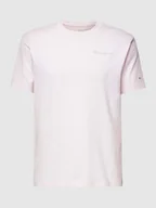 Koszulki męskie - T-shirt z napisem z marką - miniaturka - grafika 1