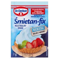 Dodatki do ciast w proszku - Dr. Oetker Śmietan-fix niebieski 7 g - miniaturka - grafika 1