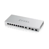 Pozostałe akcesoria sieciowe - Zyxel XGS1010-12-ZZ0102F łącza sieciowe Nie zarządzany Gigabit Ethernet (10/100/1000) Szary - miniaturka - grafika 1