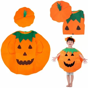 Kostium Dynia Przebranie Strój Dyni Na Halloween R. S Na Bal Przebierańców - Stroje karnawałowe - miniaturka - grafika 1