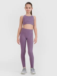 4F Legginsy sportowe szybkoschnące dziewczęce 4F JUNIOR x Anna Lewandowska - fioletowe 164 (13-14 lat) - Spodnie i spodenki dla dziewczynek 4F Legginsy sportowe szybkoschnące dziewczęce 4F JUNIOR x Anna Lewandowska - fioletowe 164 (13-14 lat) - Spodnie i spodenki dla dziewczynek - miniaturka - grafika 1