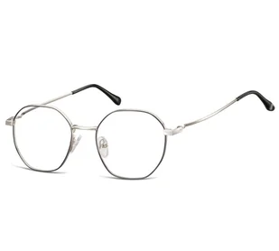 Okulary zerówki korekcyjne owalne L126B grafitowo czarne - Okulary korekcyjne, oprawki, szkła - miniaturka - grafika 1