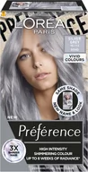 Farby do włosów i szampony koloryzujące - Loreal Paris Paris Préférence Vivids farba do włosów odcień 10.112 silver grey 1 szt - miniaturka - grafika 1