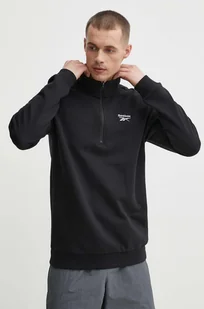 Reebok bluza Identity męska kolor czarny gładka 100202886 - Bluzy męskie - miniaturka - grafika 1
