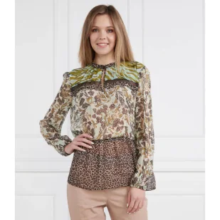 Marc Cain Bluzka | Regular Fit - Bluzki damskie - miniaturka - grafika 1