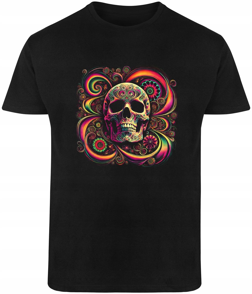 Koszulka Czaszka Oryginalny Prezent Día de los Muertos dla Męża R-XS a748