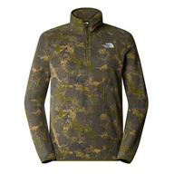 Bluzy sportowe męskie - Bluza The North Face Glacier 0A858ZWJO1 - zielona - miniaturka - grafika 1