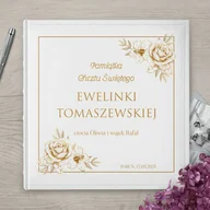 Albumy fotograficzne - Duży album na zdjęcia z nadrukiem dla dziewczynki na chrzest - miniaturka - grafika 1