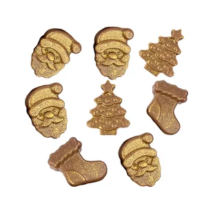 Świąteczne czekoladki z mlecznej czekolady (40g) - Bombonierki i czekoladki - miniaturka - grafika 1