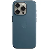 Etui i futerały do telefonów - Apple Etui z tkaniny FineWoven z MagSafe \do iPhone 15 Pro Głębia oceanu (Pacific Blue) MT4Q3ZM/A - miniaturka - grafika 1
