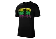 Koszulki męskie - Nike Air Jordan Air Motion Tee Black - miniaturka - grafika 1