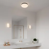 Lampy ścienne - Nordlux Kinkiet Foam o owalnym kształcie z IP44, czarny - miniaturka - grafika 1